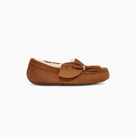 UGG Ansley Twist Brown Slippers for Women (YSGC19372)